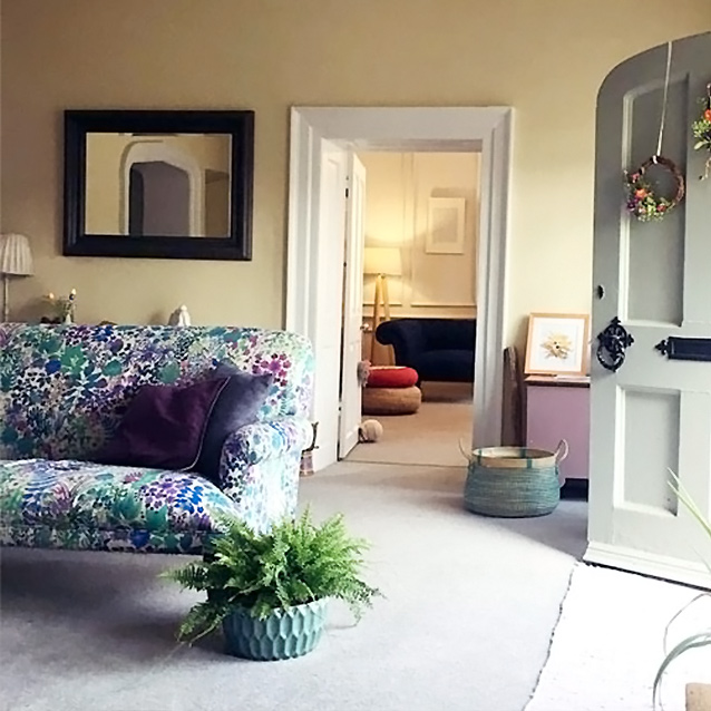 Midhurst 2.5 Seater Sofa in Liberty Linen Fresco Lagoon