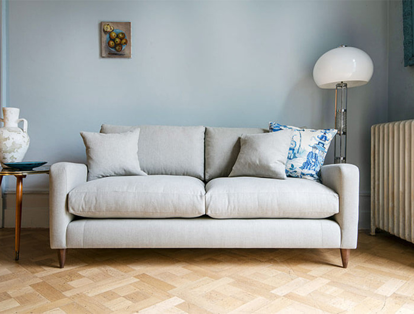 Rye 3 Seater Sofa in Herringbone Shadow