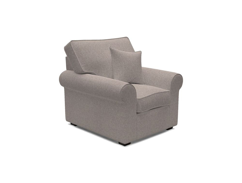 Upperton Chair in Two Tone Plain Biscuit - Loose cover option available