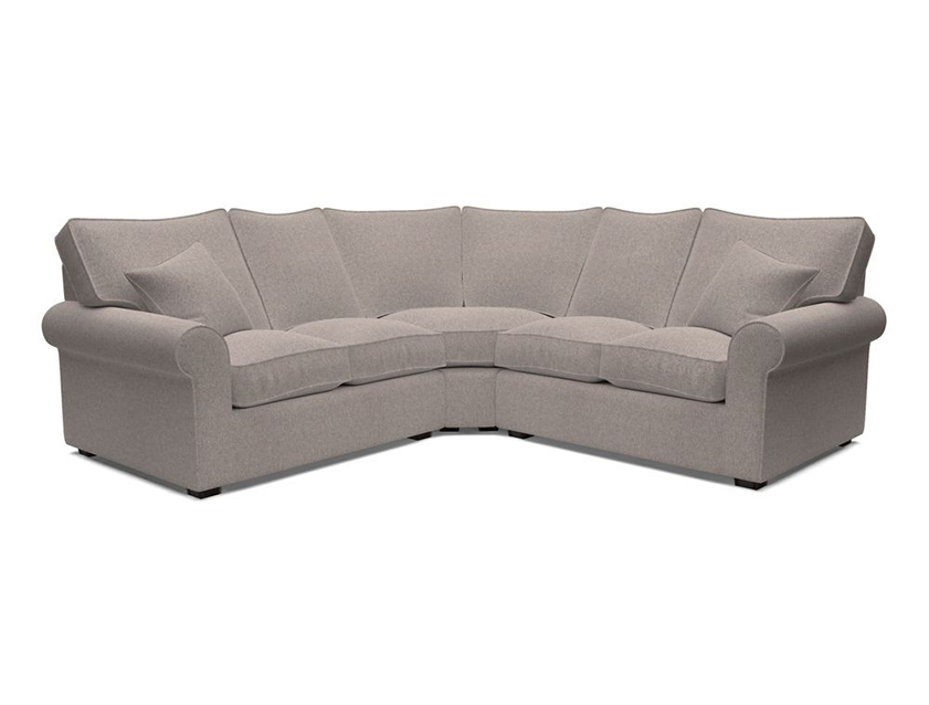 Upperton Corner Sofa RHF & LHF in Two Tone Plain Biscuit  - Loose cover option available