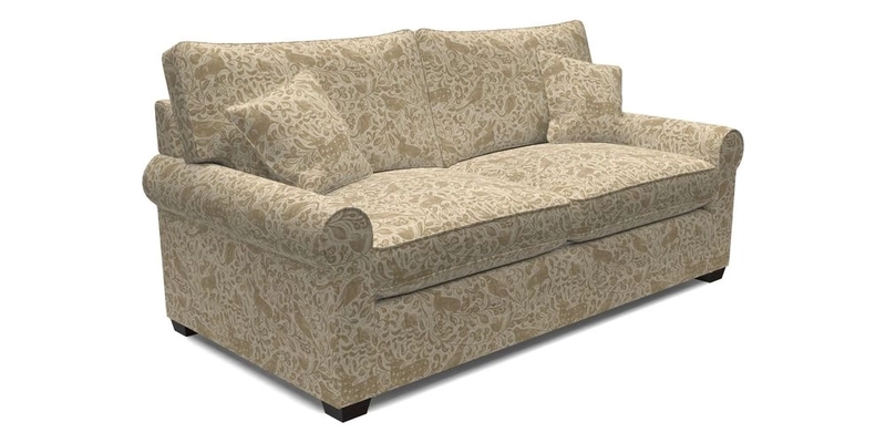 Bignor 3 Seater Sofa in V&A Drawn From Nature Oak Tree Gold