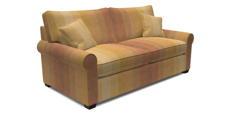 Bignor 3 Seater Sofa in V&A Drawn From Nature Oak Tree Gold