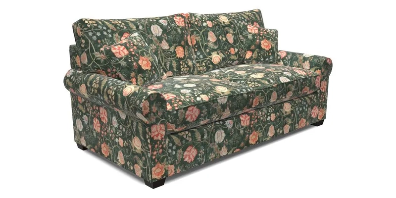 Bignor 3 Seater Sofa in V&A Drawn From Nature Oak Tree Gold