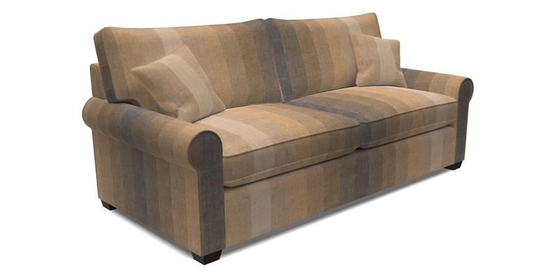 Bignor 3 Seater Sofa in V&A Drawn From Nature Oak Tree Gold. Loose cover option available