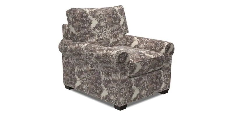 Bignor Chair in Two Tone Plain Biscuit. Loose cover option available