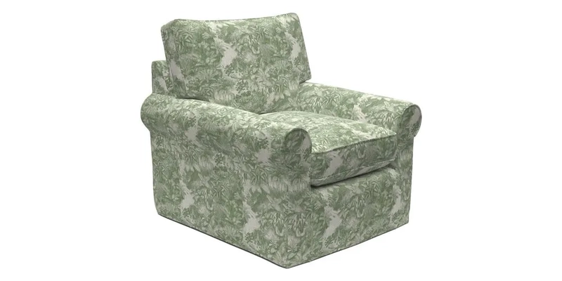 Bignor Chair in Two Tone Plain Biscuit. Loose cover option available