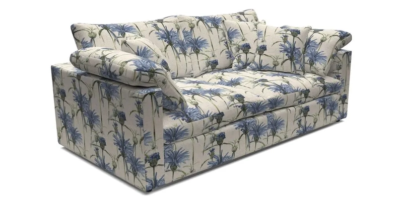 Big Softie Straight Arm 3 Seater Sofa in Sahara Chalk
