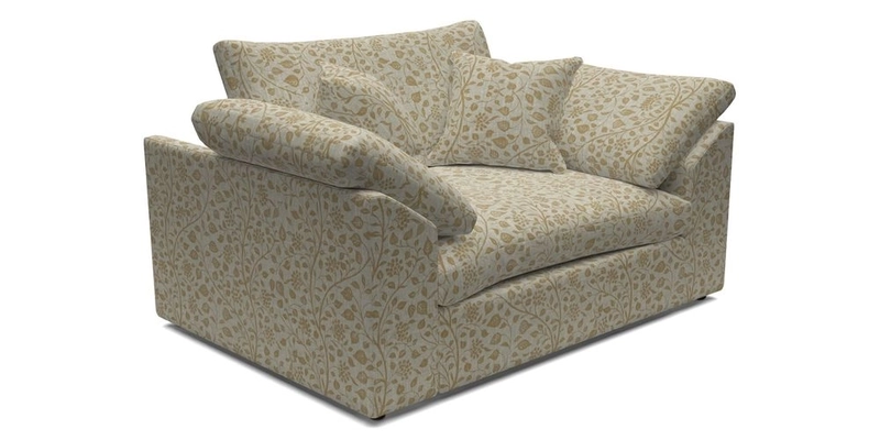 Big Softie Sloped Arm Snuggler in Two Tone Plain Biscuit