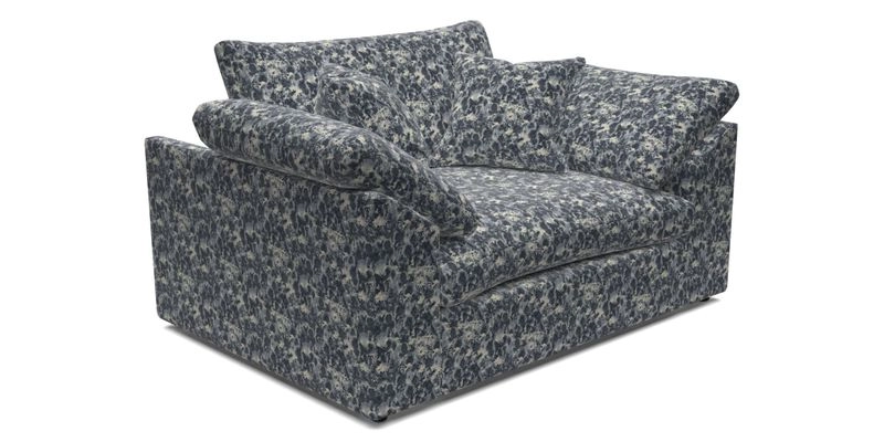 Big Softie Sloped Arm Snuggler in Two Tone Plain Biscuit