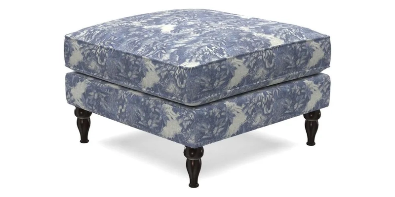 Cooksbridge Standard Footstool in Two Tone Plain Biscuit