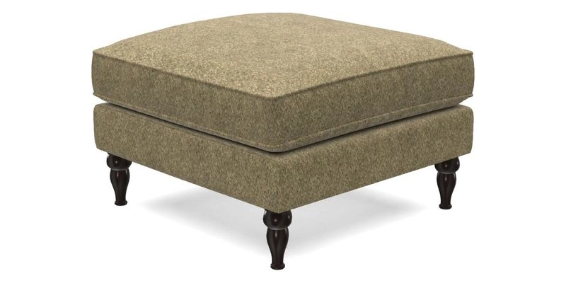 Cooksbridge Standard Footstool in Two Tone Plain Biscuit