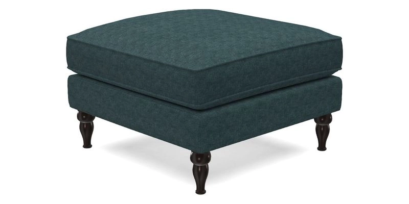 Cooksbridge Standard Footstool in Two Tone Plain Biscuit