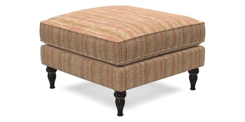 Cooksbridge Standard Footstool in Two Tone Plain Biscuit