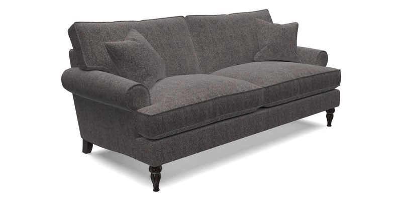 Cooksbridge 3 seater sofa in Linwood Omega Velvet Green Tea