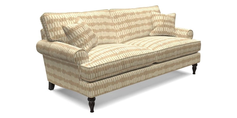 Cooksbridge 3 seater sofa in Linwood Omega Velvet Green Tea