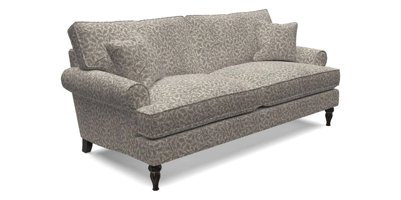 Cooksbridge 3 seater sofa in Linwood Omega Velvet Green Tea