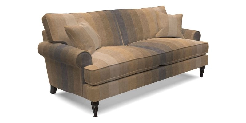 Cooksbridge 3 seater sofa in Linwood Omega Velvet Green Tea