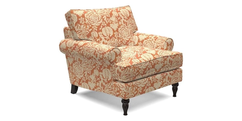 Cooksbridge Chair in Cloth 21 Simple Stripe Bilberry