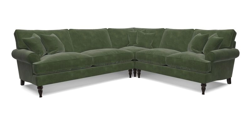 Cooksbridge corner sofa LHF in Cloth 21 Oak Leaf Beech