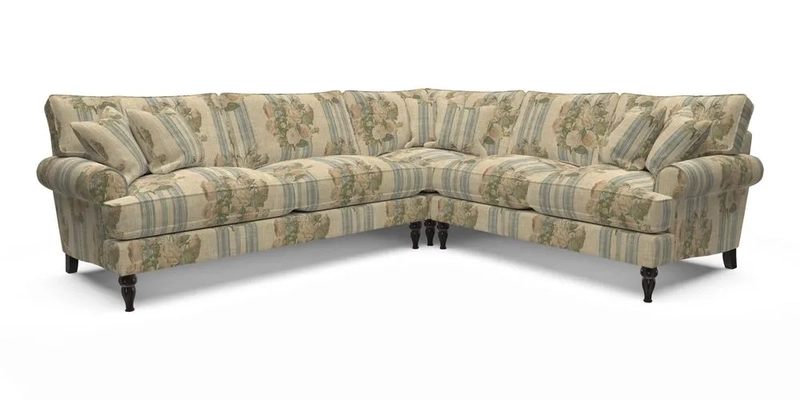 Cooksbridge corner sofa LHF in Cloth 21 Oak Leaf Beech