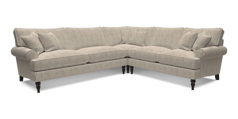 Cooksbridge corner sofa LHF in Cloth 21 Oak Leaf Beech