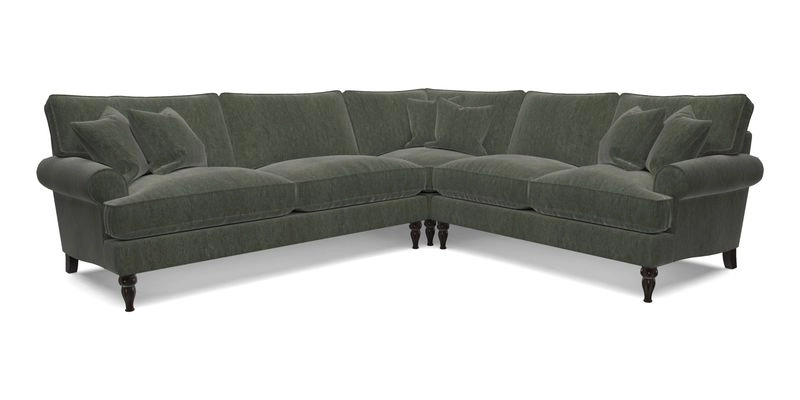 Cooksbridge corner sofa LHF in Cloth 21 Oak Leaf Beech