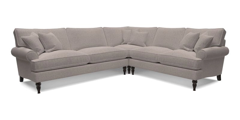 Cooksbridge corner sofa LHF in Cloth 21 Oak Leaf Beech