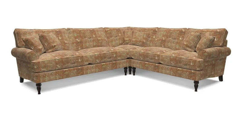 Cooksbridge corner sofa LHF in Cloth 21 Oak Leaf Beech