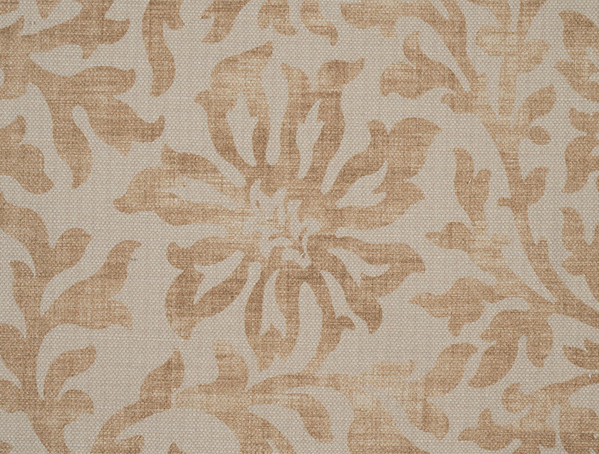 Spill Resistant V&A Floral Scroll: Assam Tea
