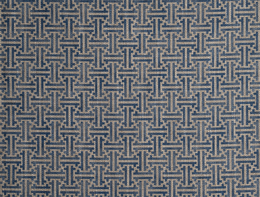 RHS Collection - Gertrude Jekyll Lattice: Blue