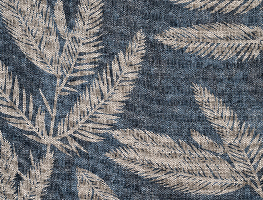 Spill Resistant RHS Palm Leaf: Indigo