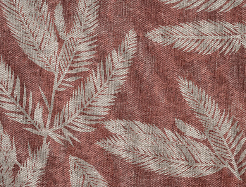 Spill Resistant RHS Palm Leaf: Terracotta