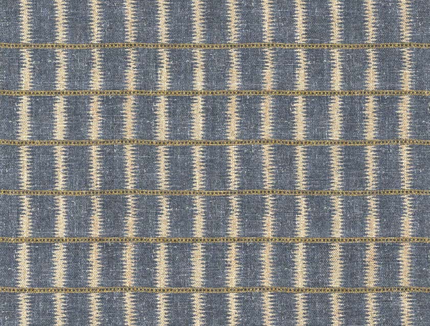 Spill Resistant V&A Ikat Mirage: Venetian Blue