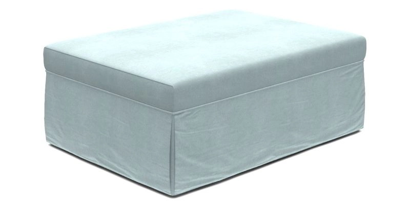 Fontwell footstool A in Sussex Stripe Cinnamon