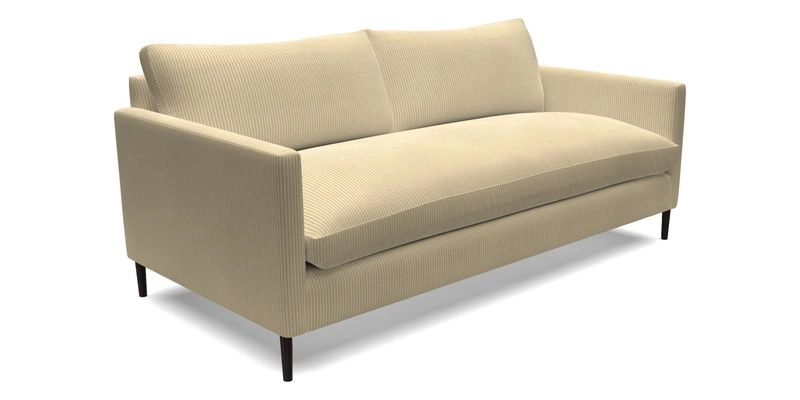 Heyshott 3 Seater Sofa in Two Tone Plain Biscuit. Loose cover option available