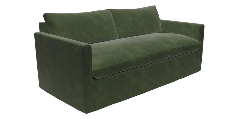 Heyshott 3 Seater Sofa in Two Tone Plain Biscuit. Loose cover option available