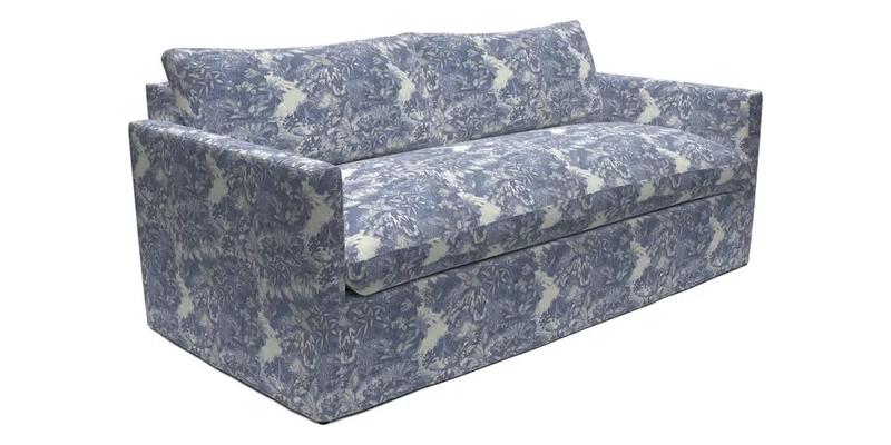 Heyshott 3 Seater Sofa in Two Tone Plain Biscuit. Loose cover option available
