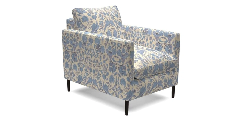 Heyshott Chair in Two Tone Plain Biscuit. Loose cover option available