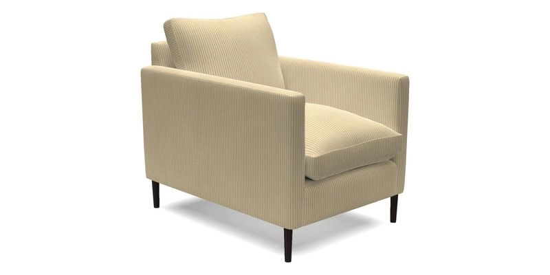 Heyshott Chair in Two Tone Plain Biscuit. Loose cover option available