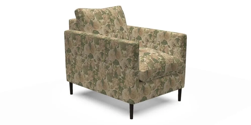 Heyshott Chair in Two Tone Plain Biscuit. Loose cover option available