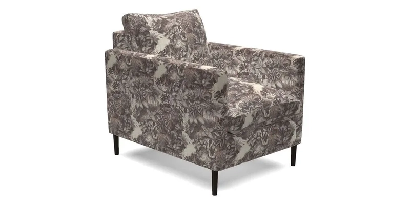 Heyshott Chair in Two Tone Plain Biscuit. Loose cover option available