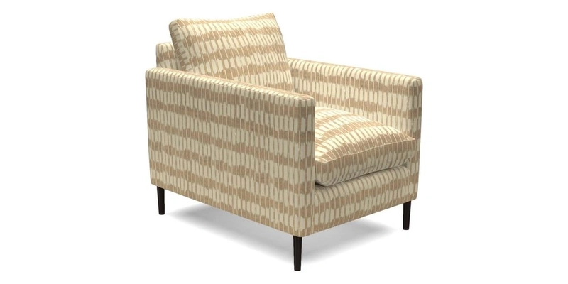 Heyshott Chair in Two Tone Plain Biscuit. Loose cover option available