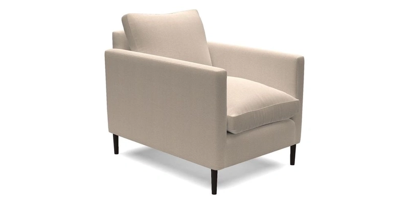 Heyshott Chair in Two Tone Plain Biscuit. Loose cover option available