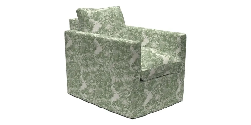 Heyshott Chair in Two Tone Plain Biscuit. Loose cover option available