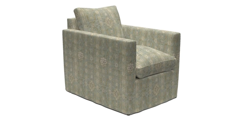 Heyshott Chair in Two Tone Plain Biscuit. Loose cover option available
