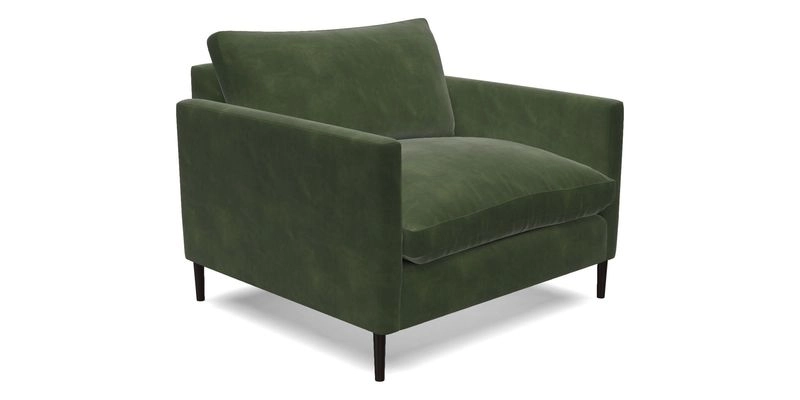 Heyshott Snuggler in Two Tone Plain Biscuit. Loose cover option available