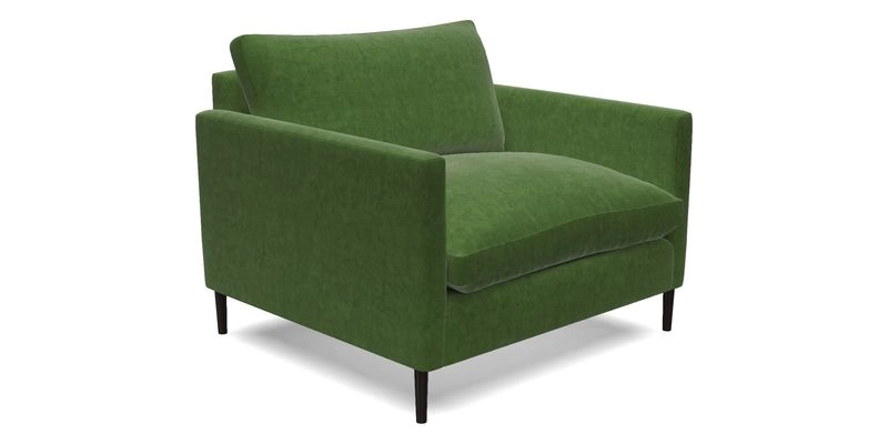 Heyshott Snuggler in Two Tone Plain Biscuit. Loose cover option available