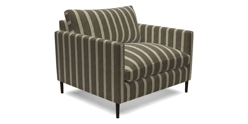 Heyshott Snuggler in Two Tone Plain Biscuit. Loose cover option available