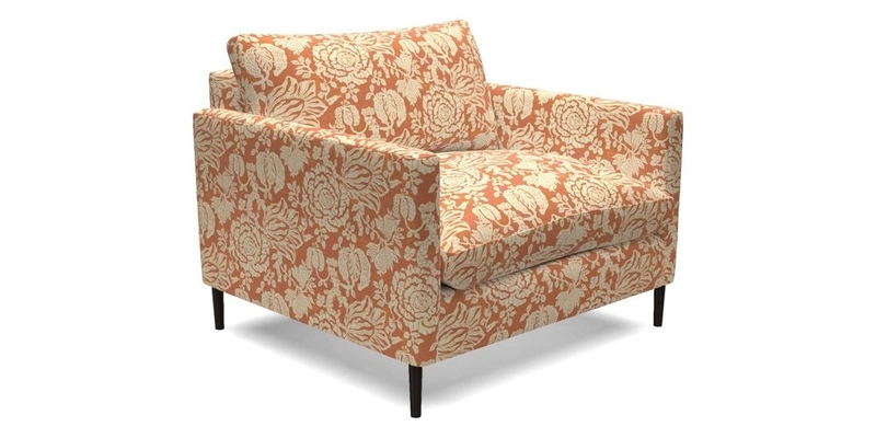 Heyshott Snuggler in Two Tone Plain Biscuit. Loose cover option available