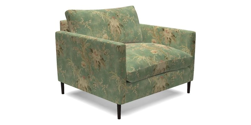 Heyshott Snuggler in Two Tone Plain Biscuit. Loose cover option available